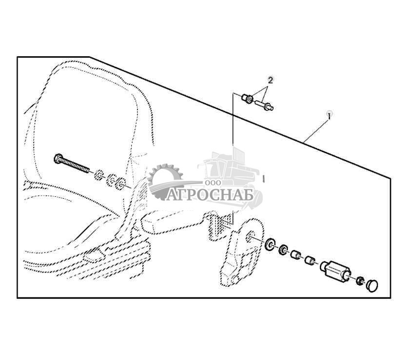СИДЕНЬЕ SUPER COMFORT MSG85MSG95 (РЕГУЛИРОВКА ПОДЛОКОТНИКА ПО ВЫСОТЕ) 